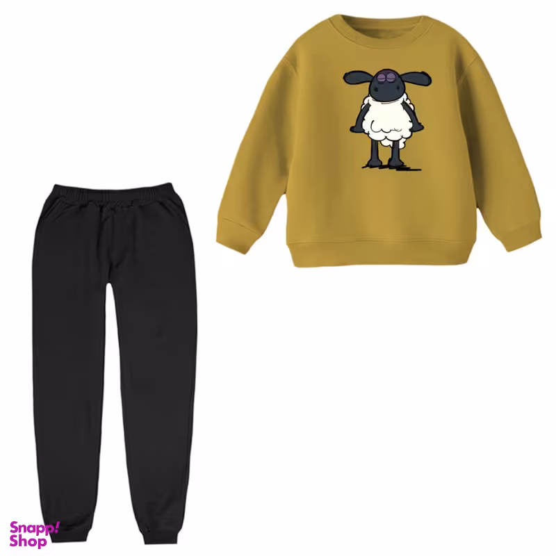 ست سویشرت و شلوار بچگانه مدل بره ناقلا