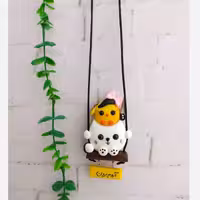 آویز ماشین گربه و جوجه | amazonchi