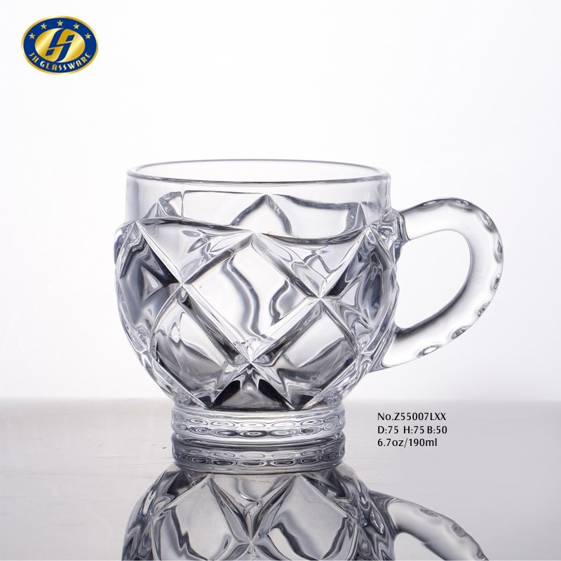 فنجان چای خوری کریستال مدل Carol 190cc