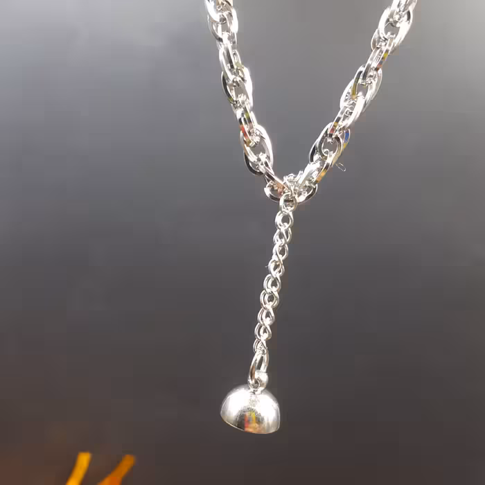 ست گردنبند دستبند دوستی نیمه گم شده استیل ضد حساسیت رنگ ثابت کد  503