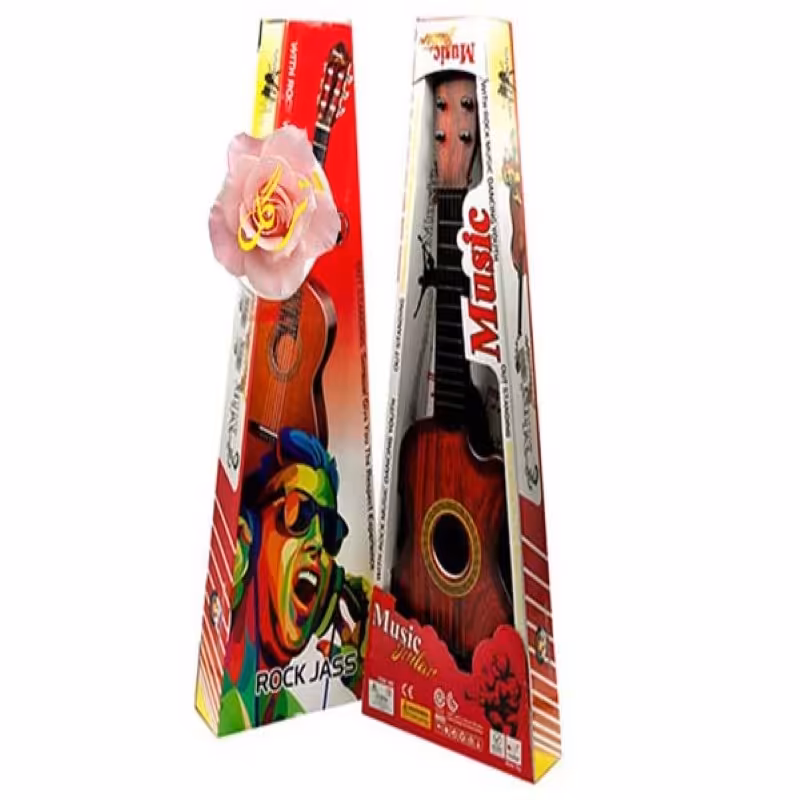 اسباب بازی گیتار 63 سانتی طرح چوب مناسب آموزش ابتدایی