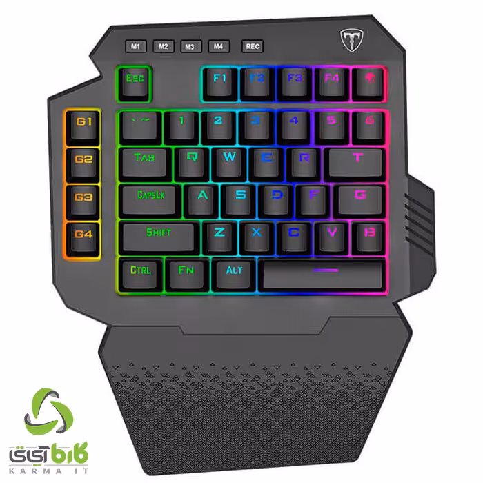 کیبورد مخصوص بازی تی-دگر مدل Capri T-TGK318 - فروشگاه کارما آی‌تی