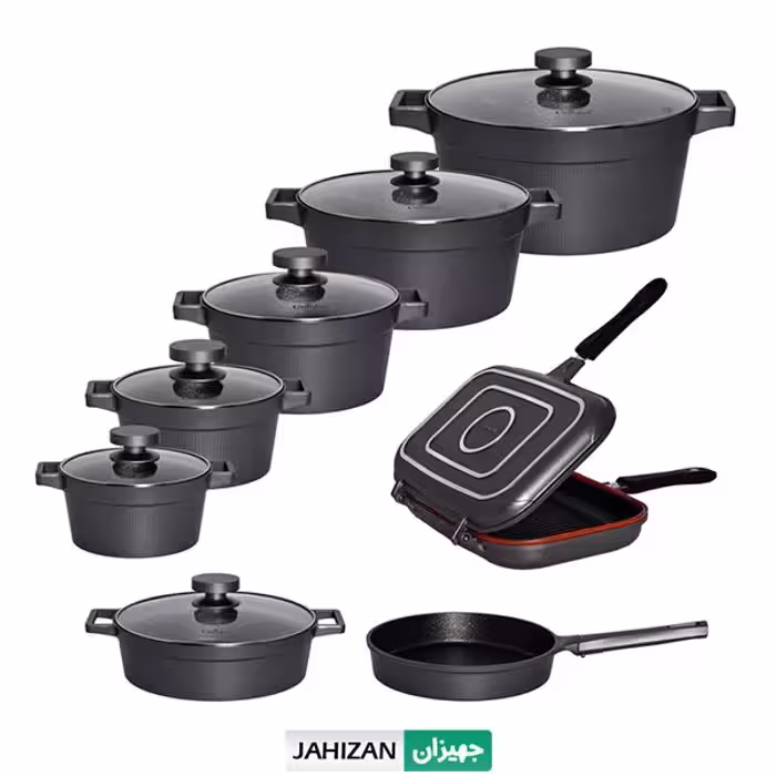 سرویس قابلمه 15 پارچه یونیک مدل دیاموند کد 8521