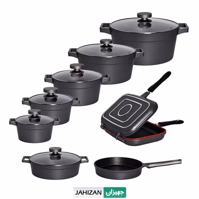 سرویس قابلمه 15 پارچه یونیک مدل دیاموند کد 8521