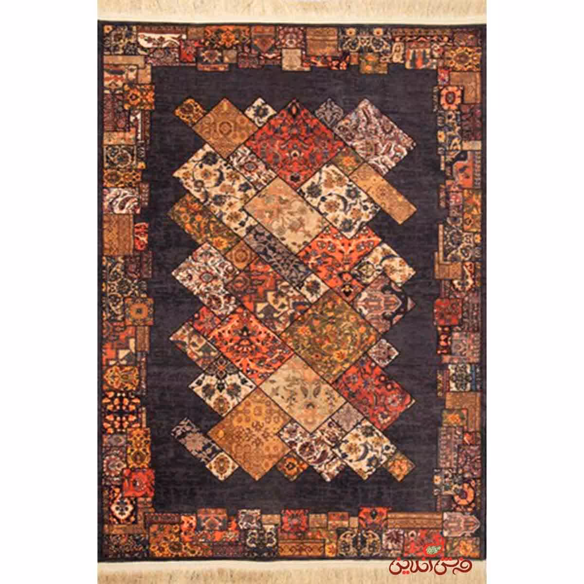 فرش ماشینی کلاریس کلکسیون چهل تیکه کد 100510