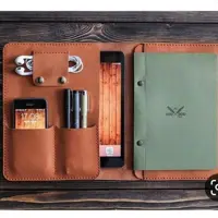 کیف تبلت چرم طبیعی دست دوز