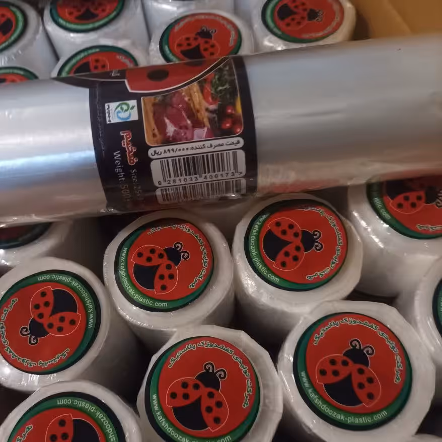 کیسه فریزر رولی پونصد تایی زخیم کفشدوزک 