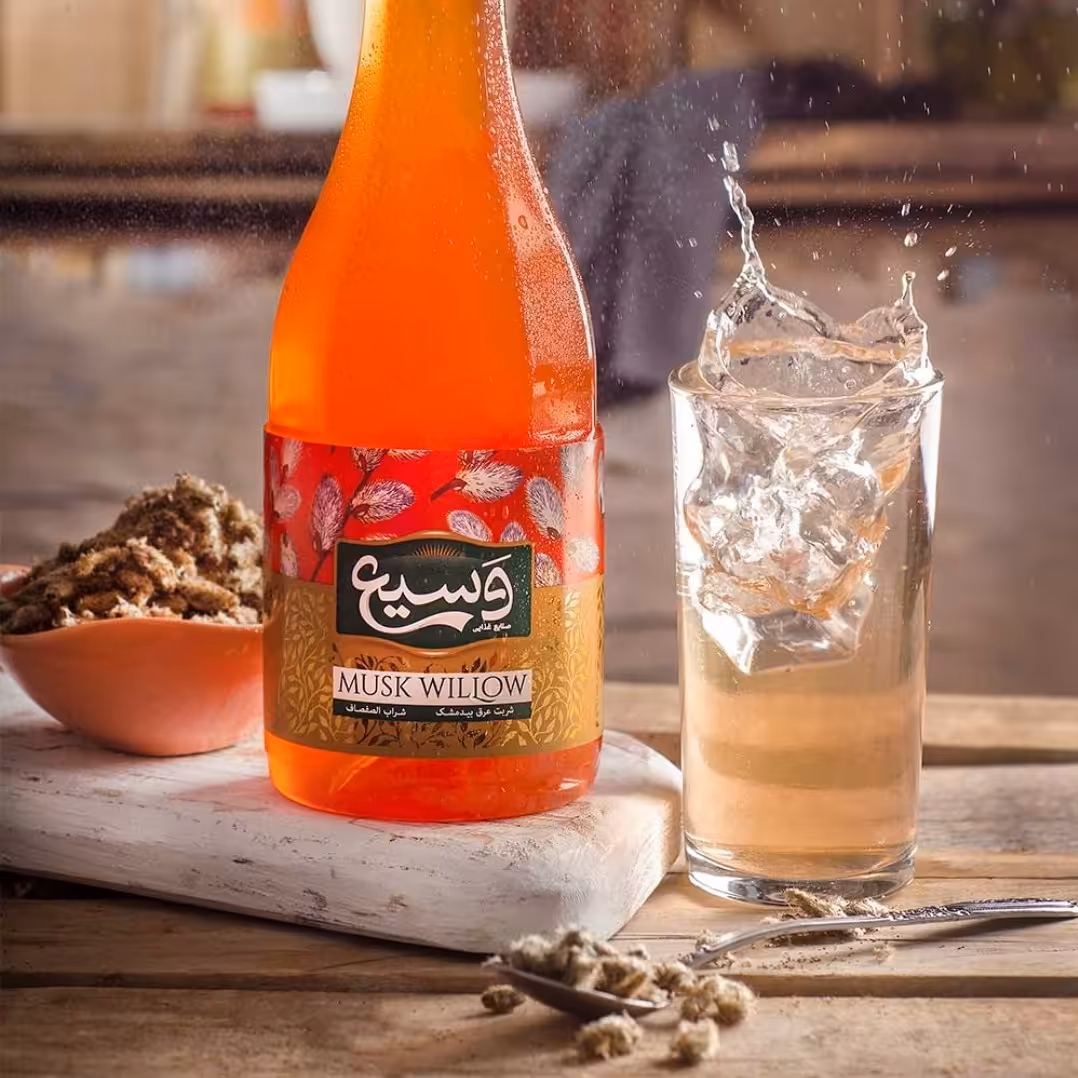 شربت بیدمشک 1 لیتری وسیع