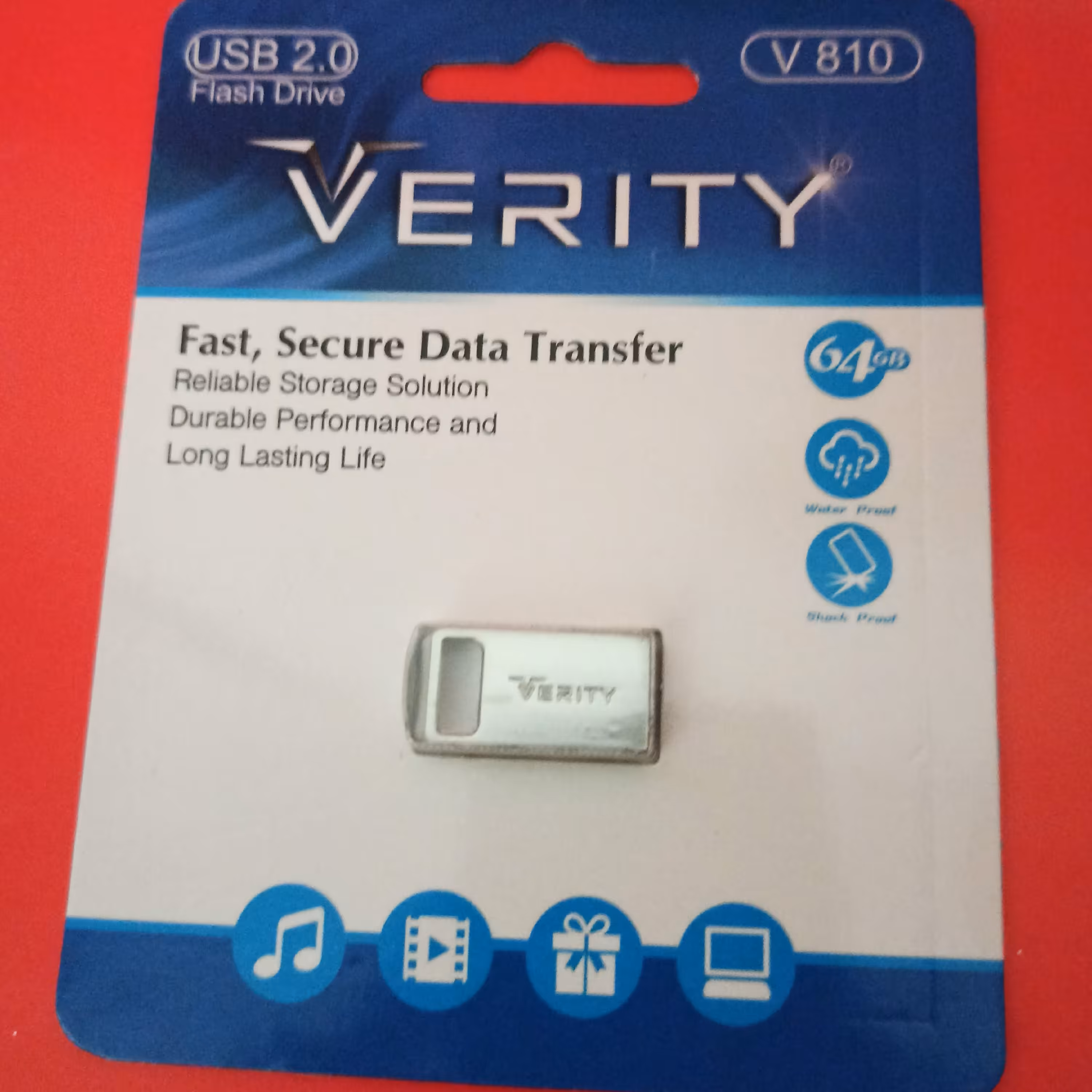 فلش usb 64 گیگ بدنه فلزی گارانتی مادام العمر شرکت اسان سرویس 