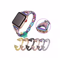 بند زنانه ساعت اپل واچ Apple Watch 7 41mm برند Slicto مدل Butterfly