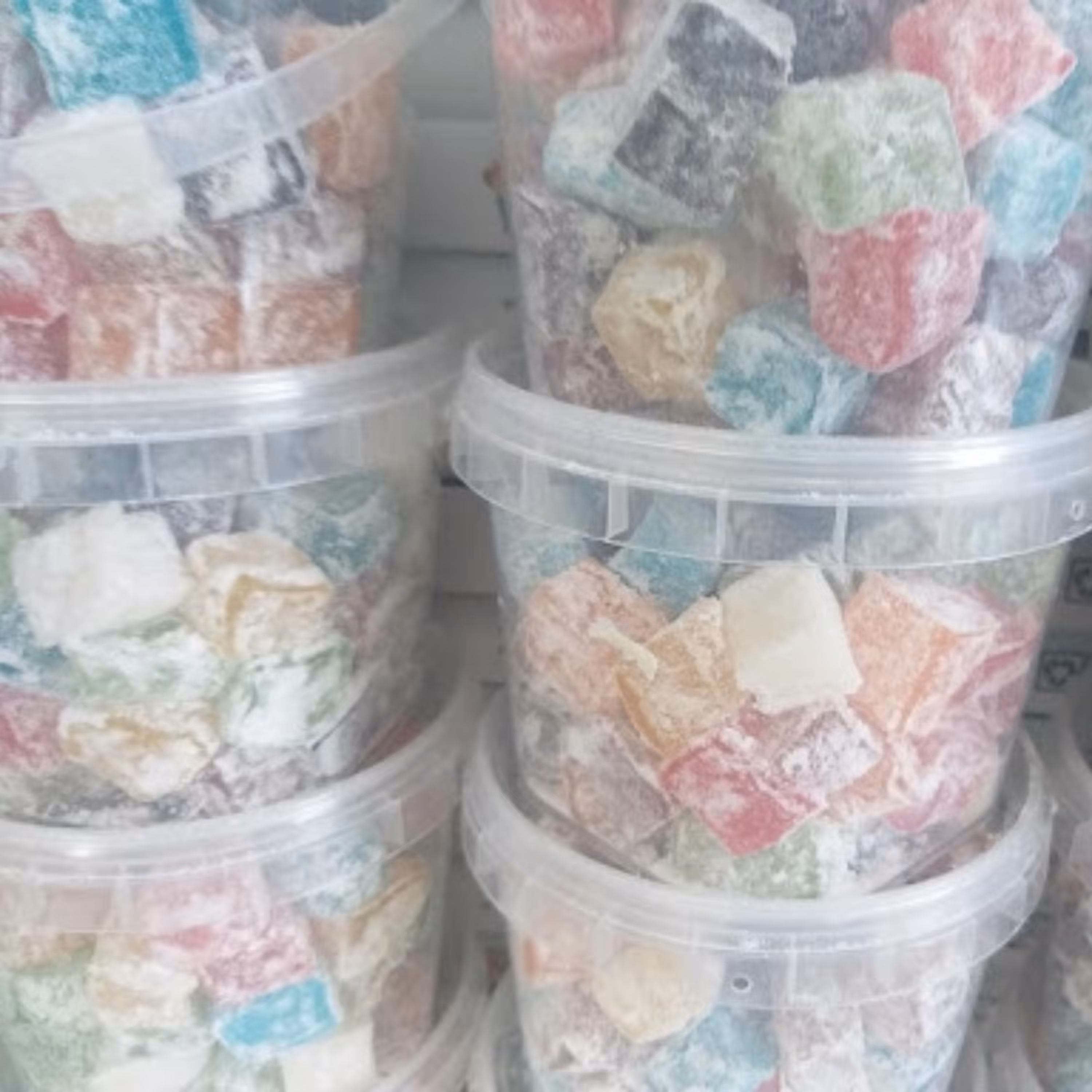 لوکوم(راحت الحلقوم) میوه ای ویژه ظرفی 250 گرمی