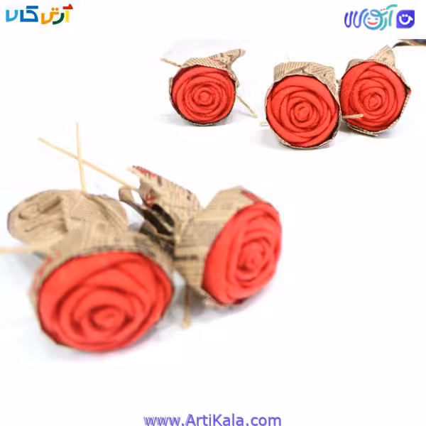 گل رز نمدی روزنامه ای