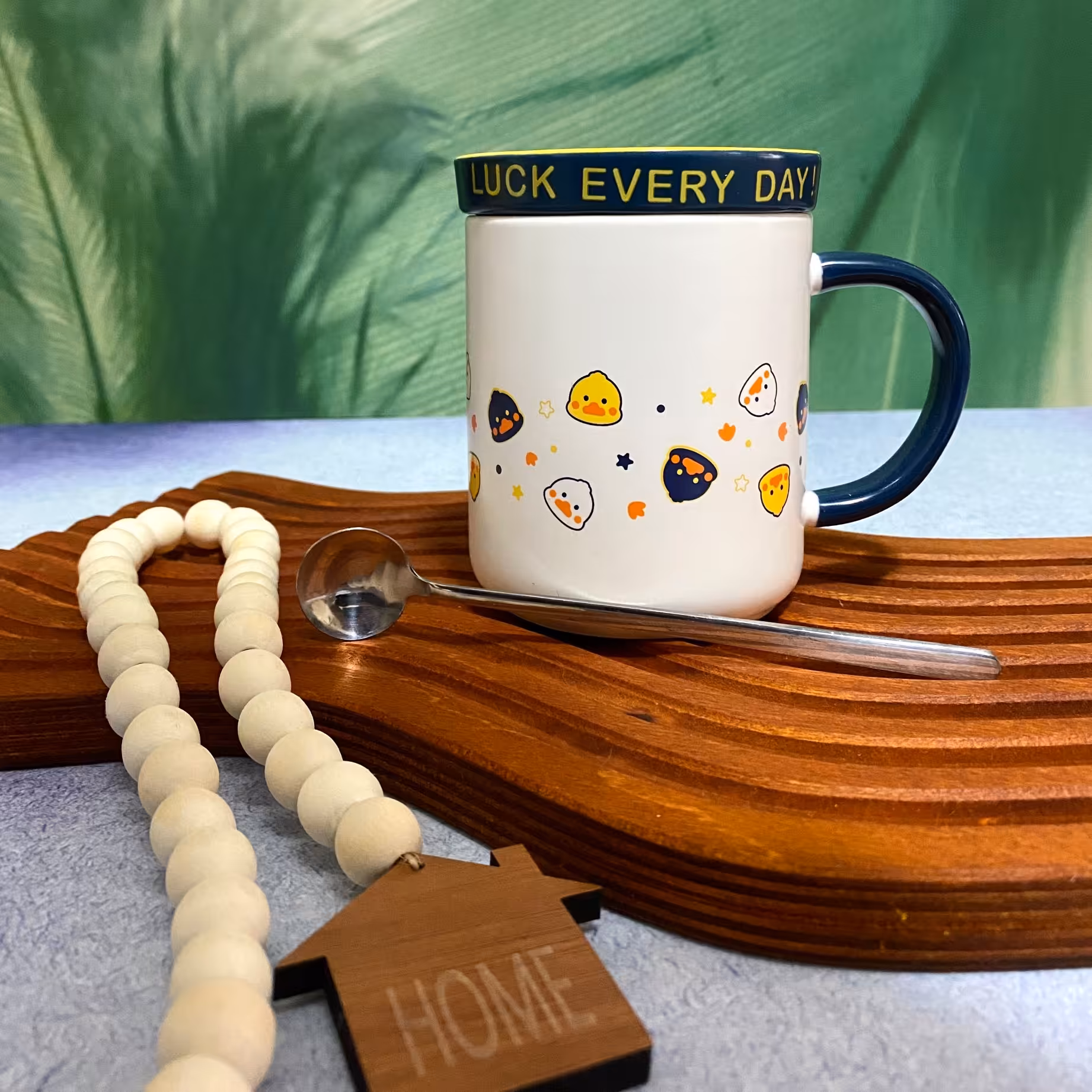 ماگ سرامیکی طرح جوجه رنگ سفید