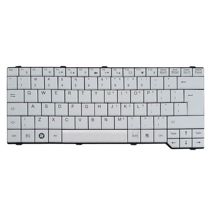 کیبورد لپ تاپ فوجیتسو Lifebook 6515-6545-3650 سفید