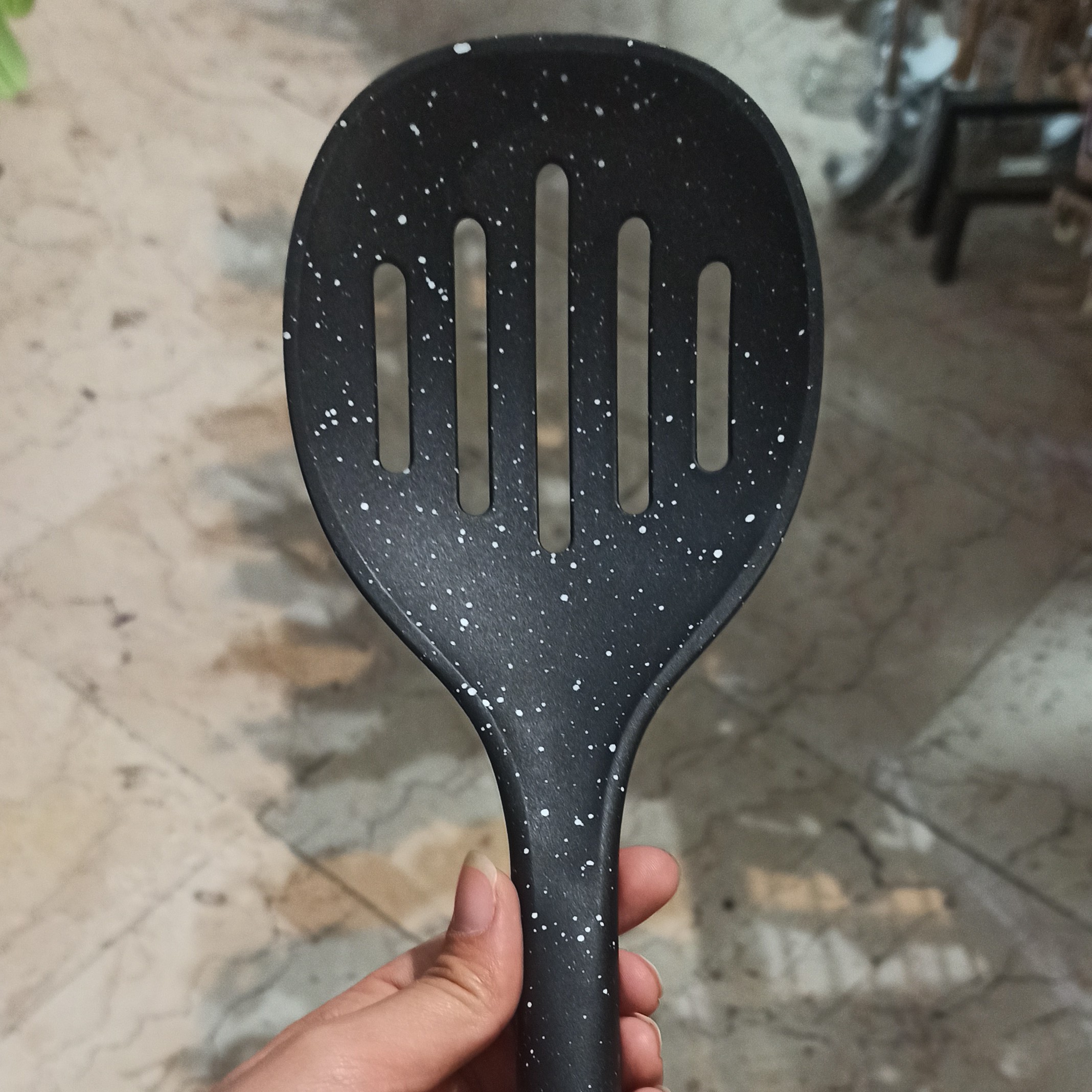 کفگیر دسته ماربل