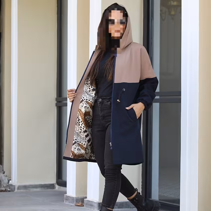 بارانی کلاهدار و آستردار
 قواره دار . قد 90 
بولدینگ ضخیم درجه یک 
سایزبندی 46 تا 56 
