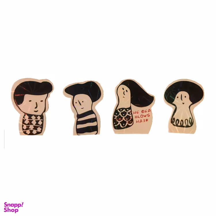 نشانگر کتاب طرح زن و مرد مجموعه 4 عددی