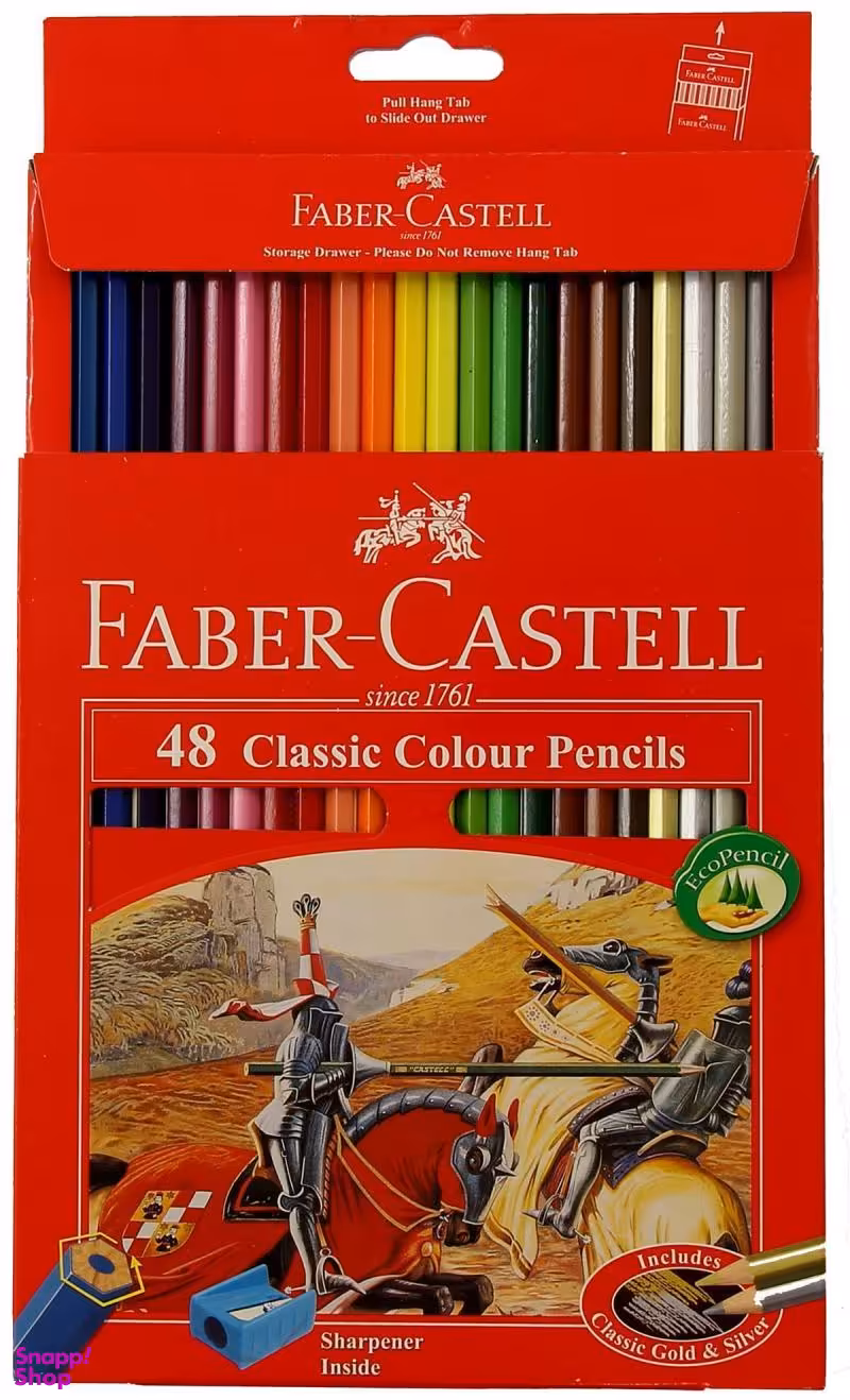 مداد رنگ ی فابر کستل (Faber Castell) بسته 48 رنگ
