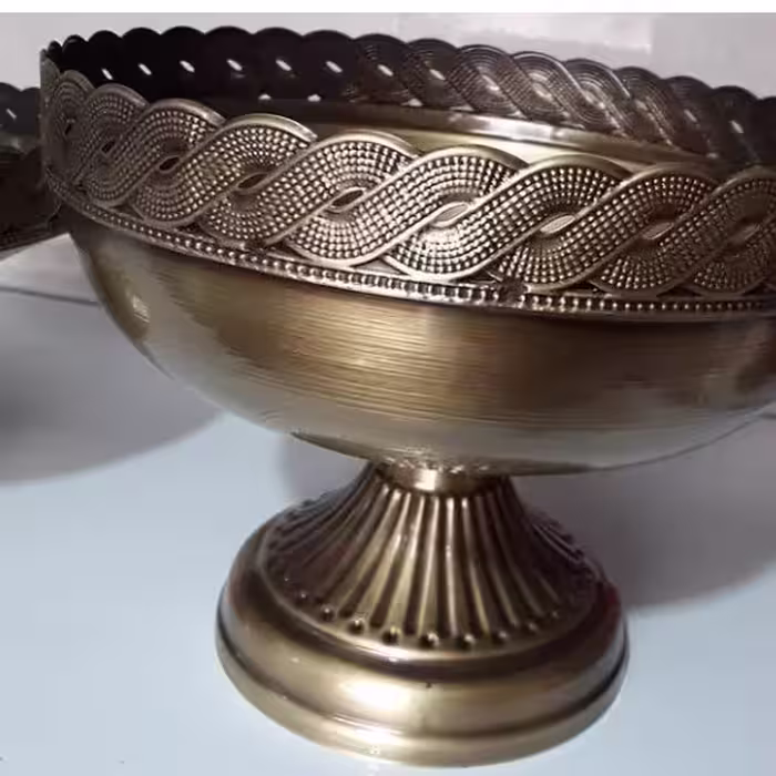 کاسه بزرگ جامیوه طنابی. جنس درجه یک  قطر25سانت ارتفاع 20سانت  