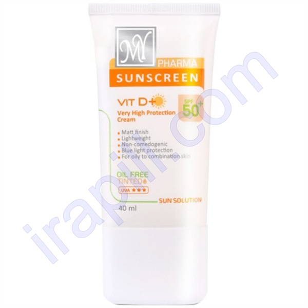 کرم ضد آفتاب بدون رنگ SPF50 مای فارما 40 میلی لیتر