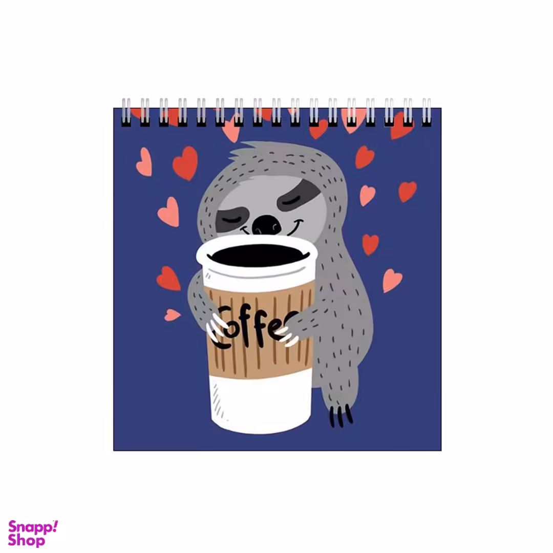 دفتر طراحی بامبیلیپ طرح قهوه و تنبل کد 8784374