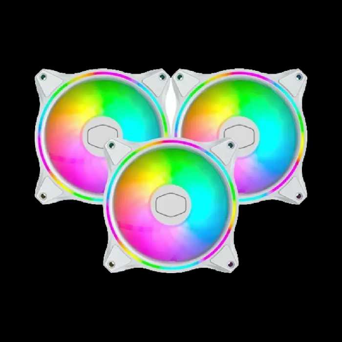 فن کیس کولر مستر 3 عددی MF120 HALO WH مشخصات، آخرین قیمت و خرید