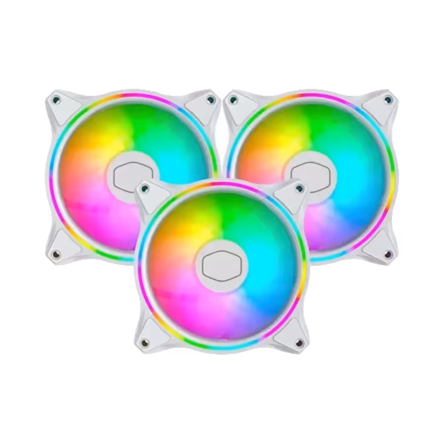 فن کیس کولر مستر 3 عددی MF120 HALO WH مشخصات، آخرین قیمت و خرید