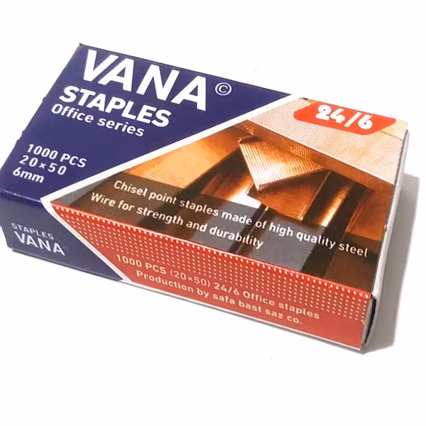 سوزن منگنه شماره 24/6قیمت یک بسته 