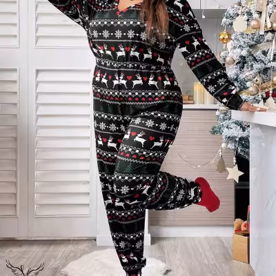 سر همی اسپورت فانتزی یقه هفت آستین سر خود کمر کشی