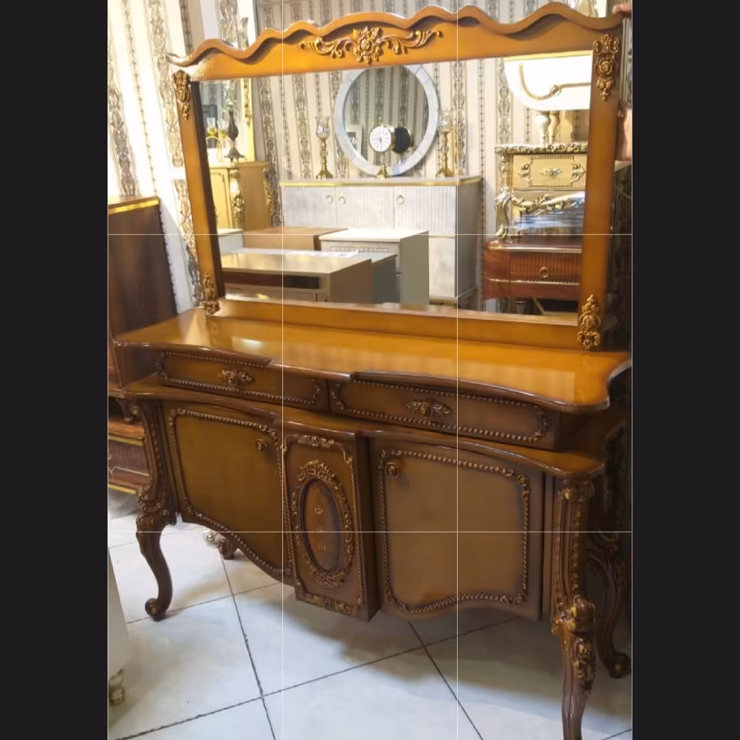 ست آینه کنسول ومیز تلویزیون دنیز