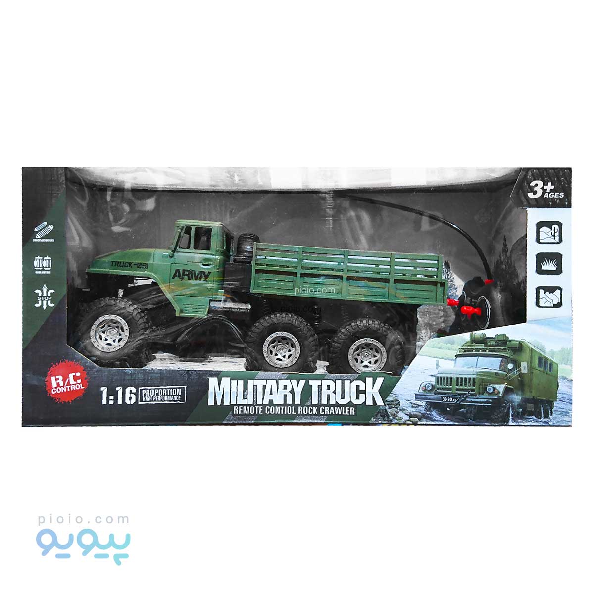 کامیون جنگی کنترلی Military Truck آیتم 3714YT تک و عمده