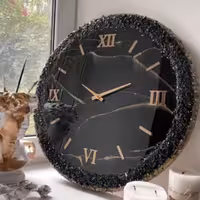 ساعت بسیار زیبای دیواری و دکوری مناسب سالن یا دفاتر 