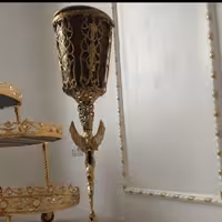 ست برنز سطل و جادستمال کاغذی فرشته