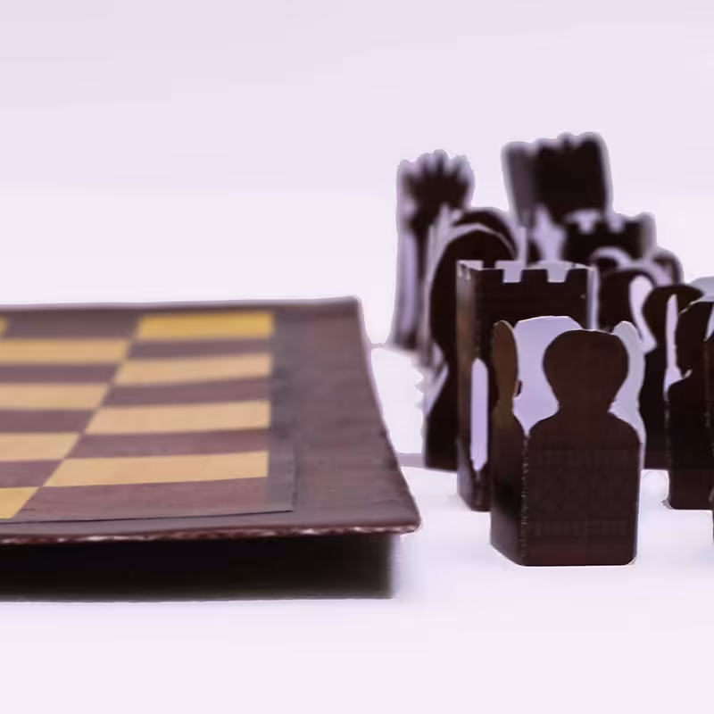 بازی شطرنج کاغذ جادویی(کاغذ جادویی)