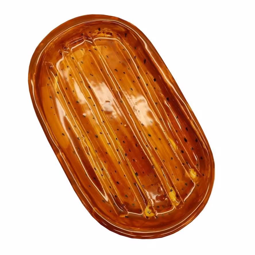 بشقاب سرامیکی نان بربری