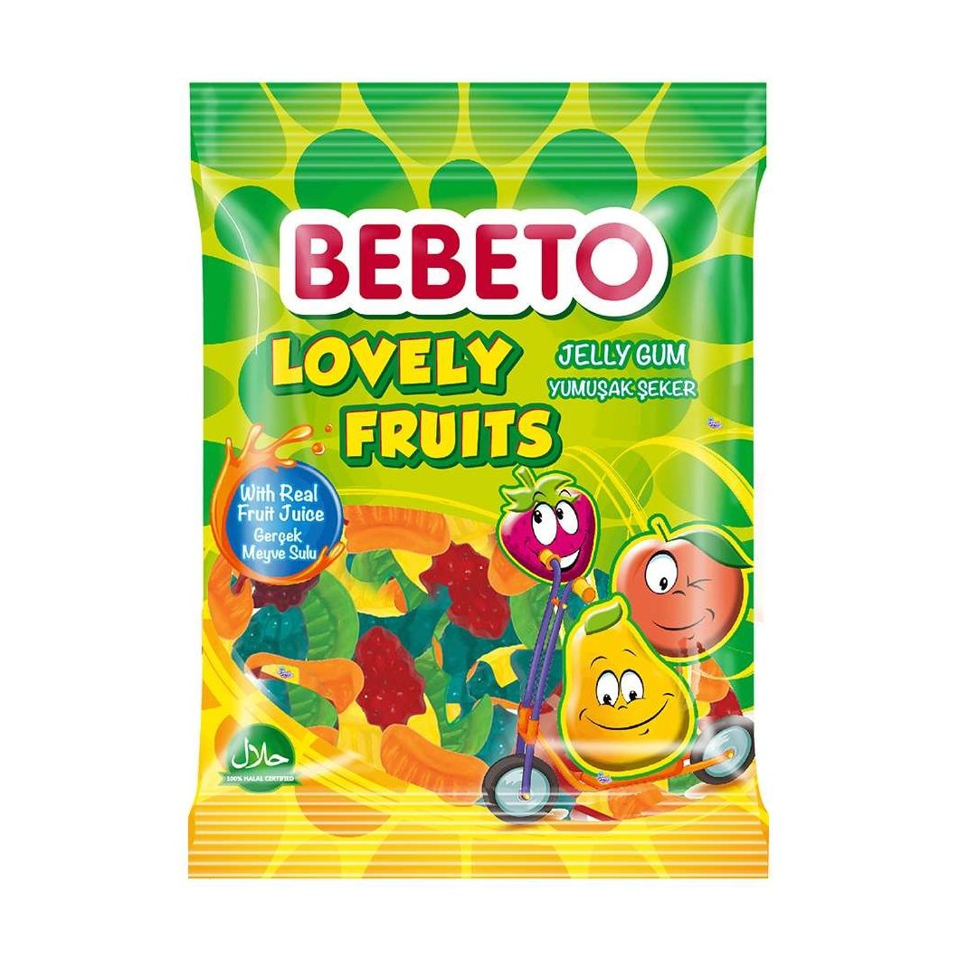پاستیل ببتو  میوه ای با آبمیوه طبیعی 80 گرم (bebeto)
