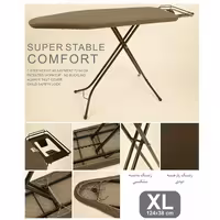 میز اتو ایستاده پریز دار با روکش نیوز  بی وی کی B.V.K مدل XL کد VK401438