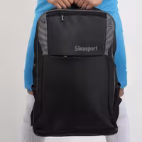 کوله پشتی مشکی طوسی کد 103 سینا اسپرت