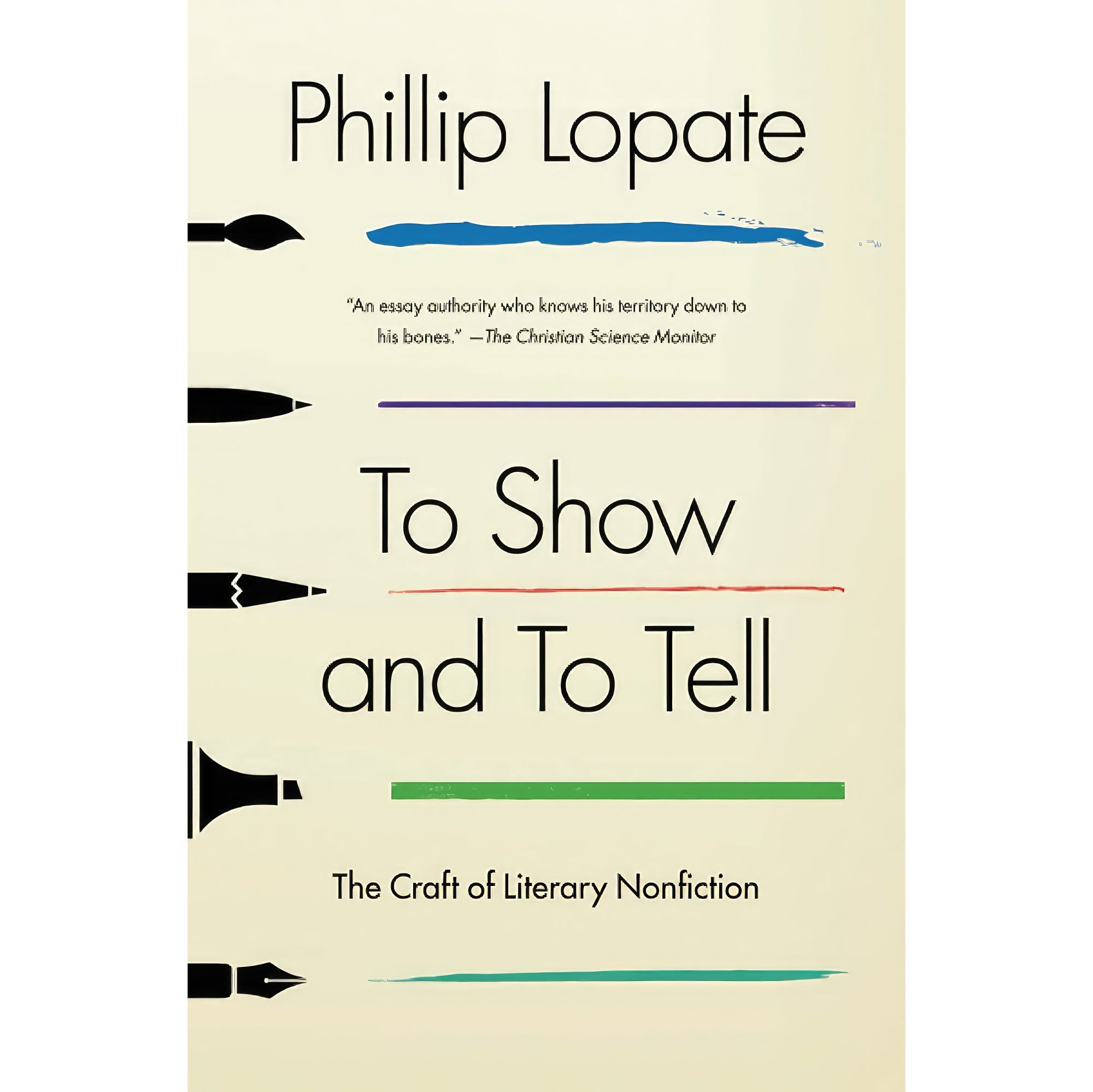 کتاب زبان اصلی To Show and to Tell اثر Phillip Lopate انتشارات تازهها