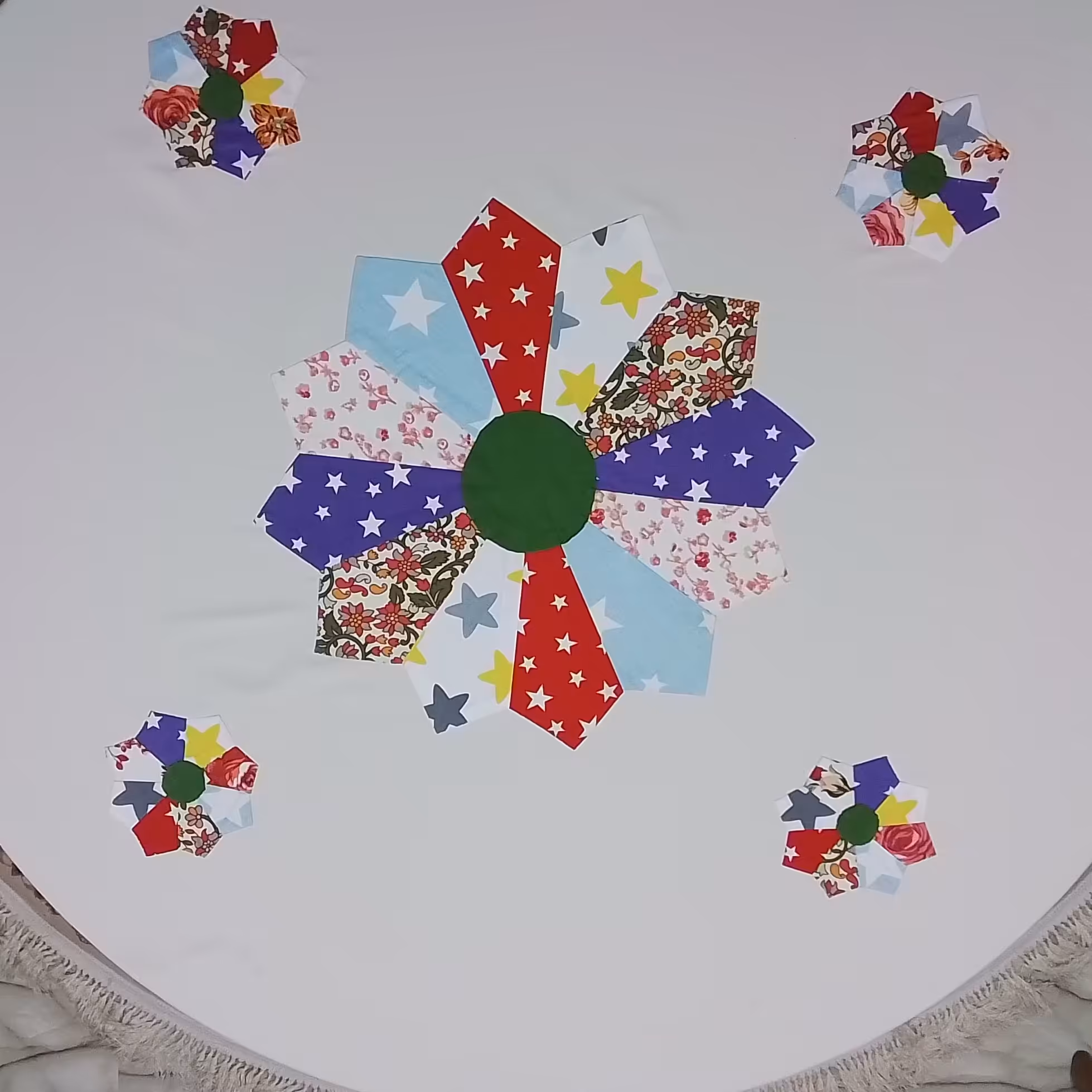 رومیزی طرح ستاره 