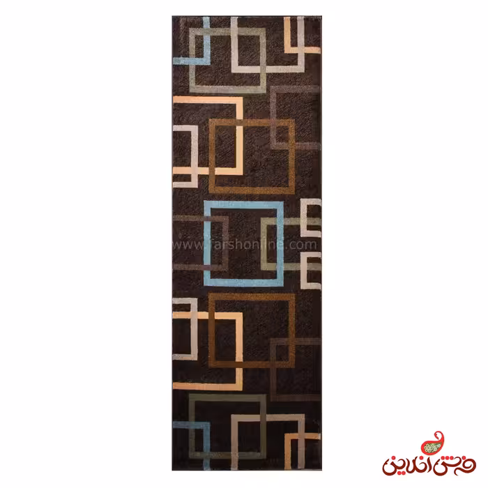 کناره فرش ماشینی ساوین کد 4003 نسکافه ای