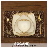 سرویس چینی پردیس طرح سوگند طلایی 30 پارچه کد 193b