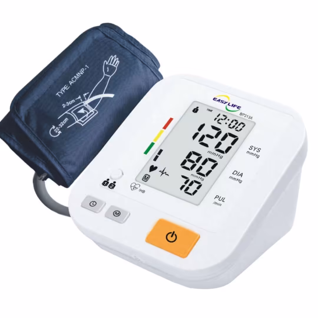 فشارسنج دیجیتال سخنگو فارسی  بازویی ایزی لایف برق و باطری با دوسال ضمانت مدل BP313 A