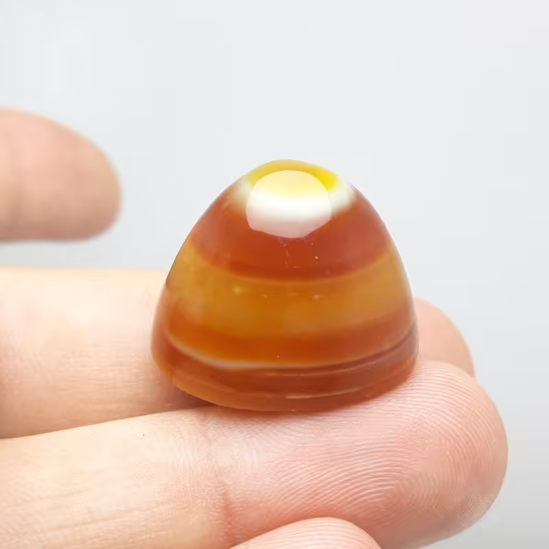 عقیق  باباقوری سه پوست کله قندی