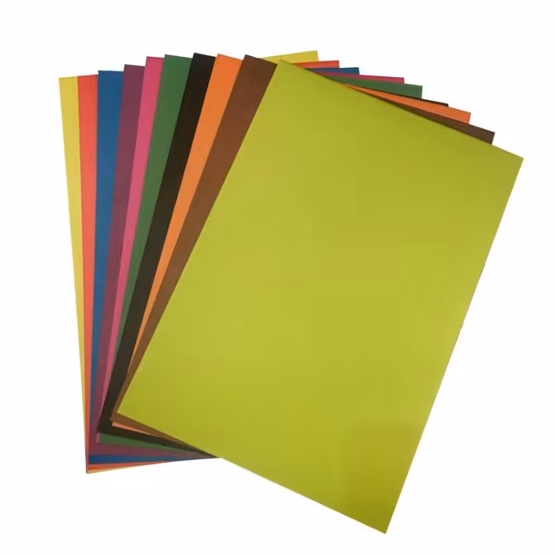 مقوا ی سایز A4 بسته ی 10تایی در 10رنگ مختلف 