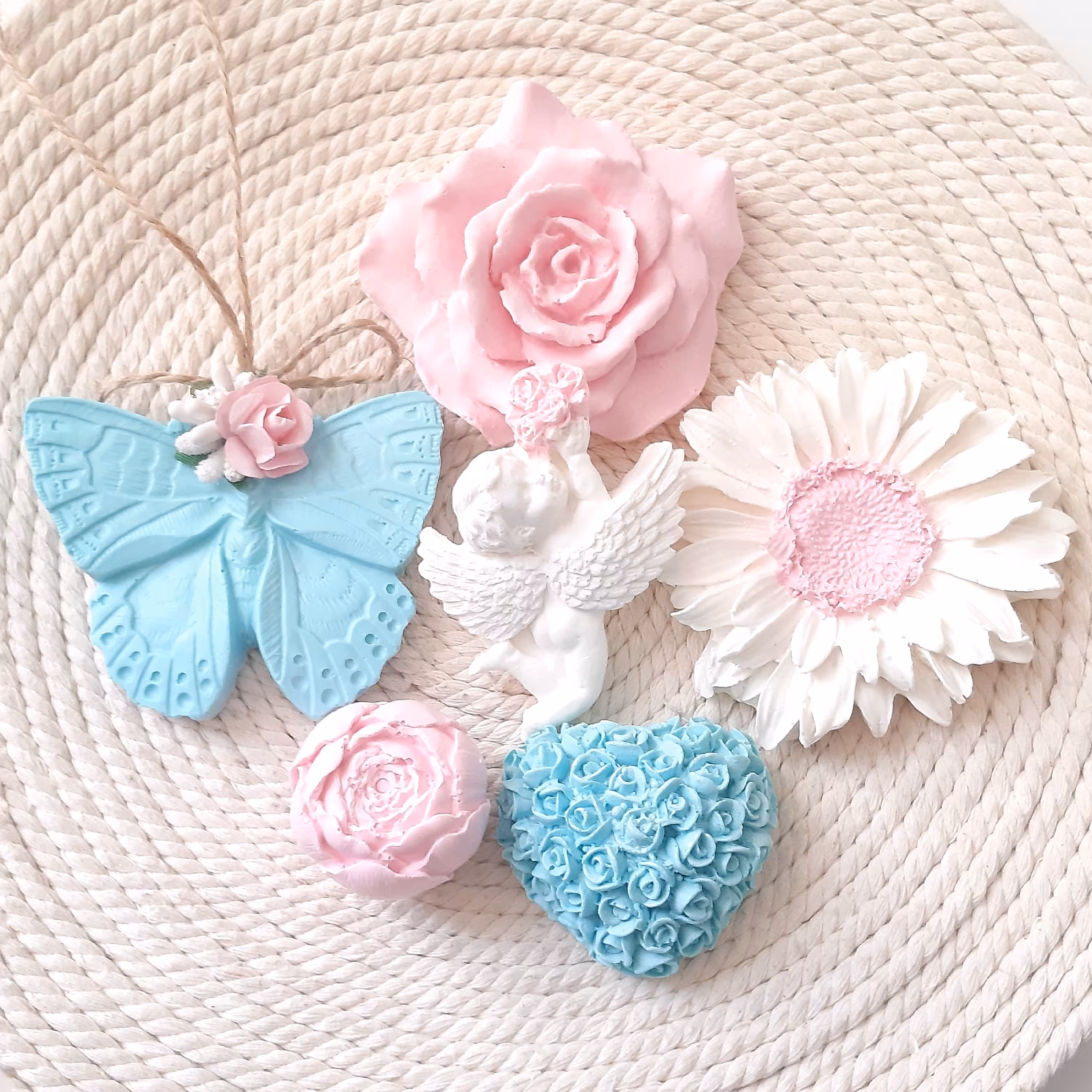 ست صابونهای گل و پروانه معطر