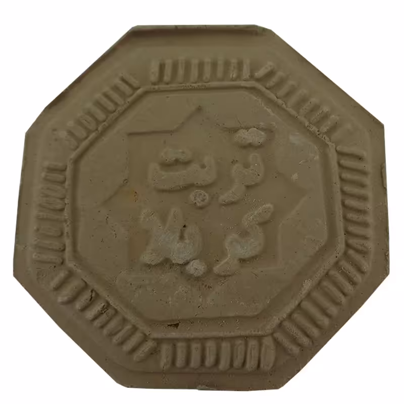 مهر نماز مدل تربت کربلا طرح 8 ضلعی بسته 12 عددی مناسب مساجد و ادارات و مدارس