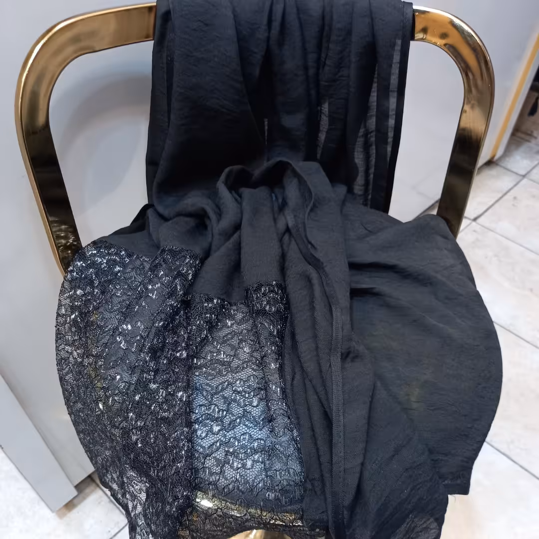 شال نخ اسلپ حاشیه مزونی قواره 80 در2متر تک رنگ در 2 طرح شیک ایستایی عالی