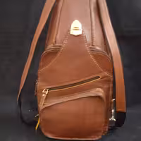 کوله  پشتی  اسپرت  دانشجویی چرم  دست دوز  