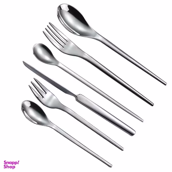 سرویس قاشق و چنگال 6 پارچه جی فی نی مدل 168